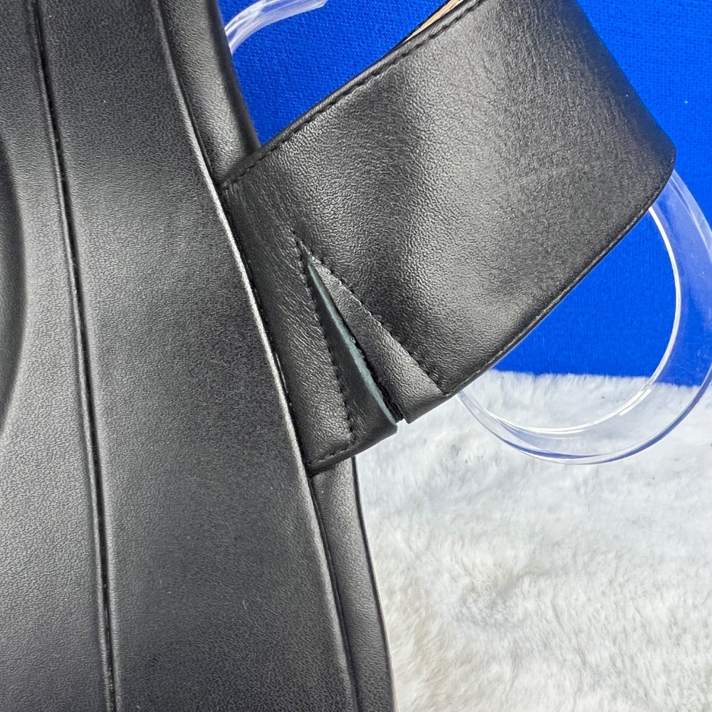 🚫|•GRAND AMBITION COLE HAAN•| Black Sandals Platform Dual Strap Size 8 - Picture 6 of 15